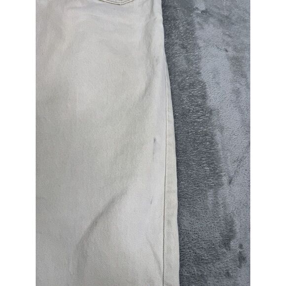 Vintage 90s Levi's 550 Relaxed Fit Straight Leg Jeans Men's Size 36x30 Beige - Picture 4 of 15
